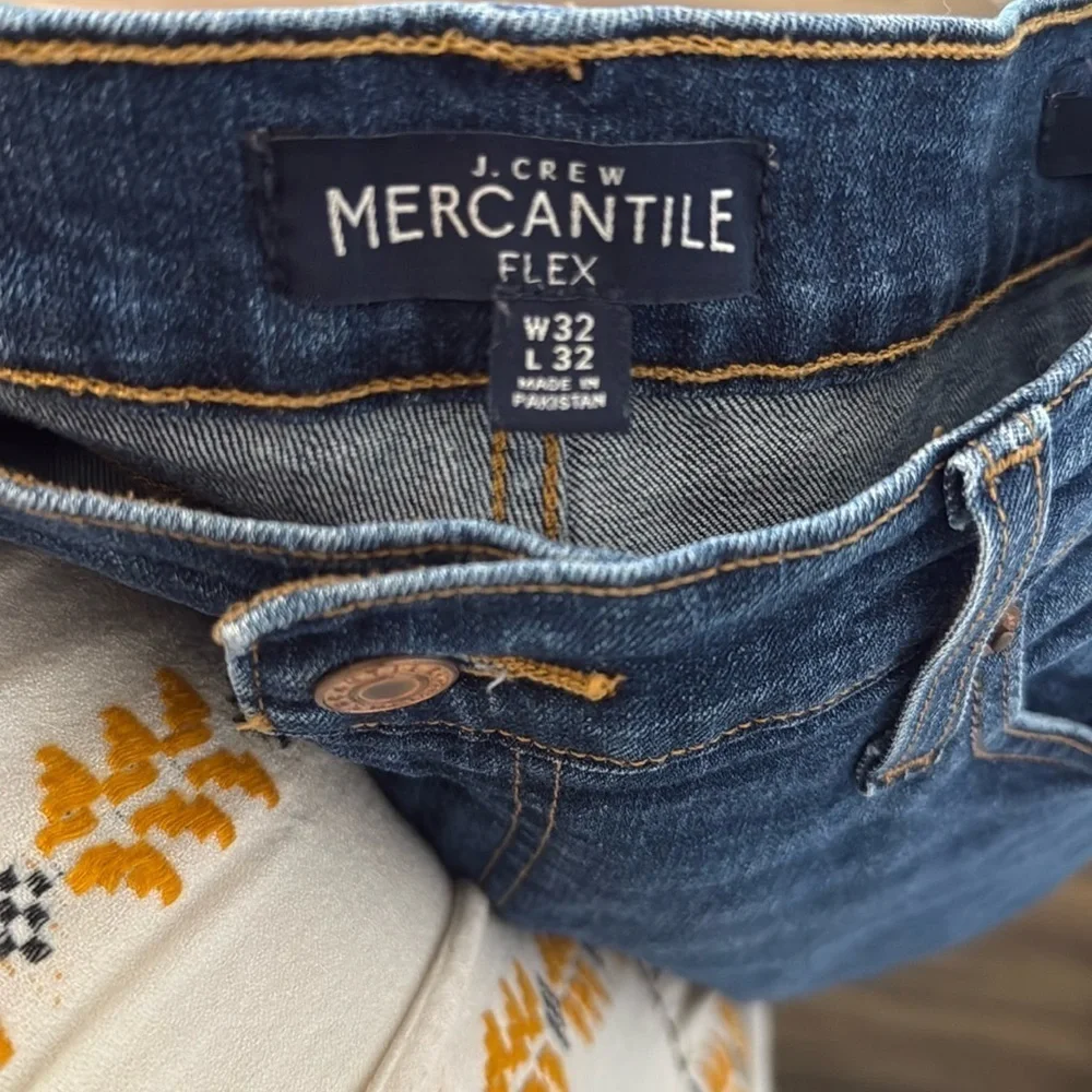 J. Crew Mercantile Flex Denim Jeans - Blue 32x32